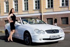 Rent Cars and Buses: Mercedes-Benz CLK Cabrio